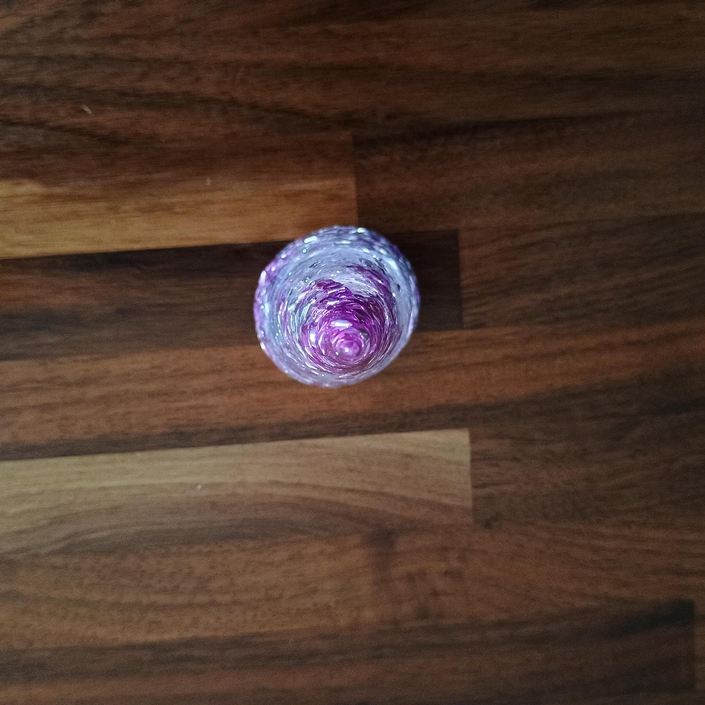 Ring Holder for Jewelry - Handmade Purple Silver Ring Cone Display Organizer Gift for Her