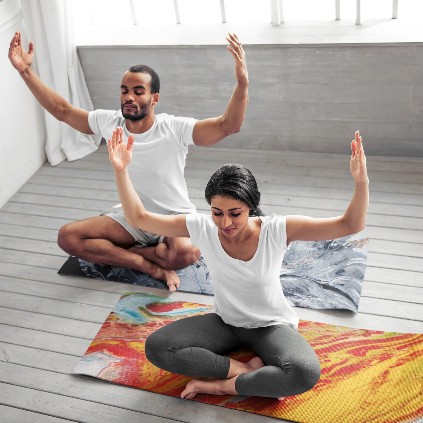 Custom Yoga Mat - Personalized Non-Slip Exercise Mat with Free Shipping a Style By Jess