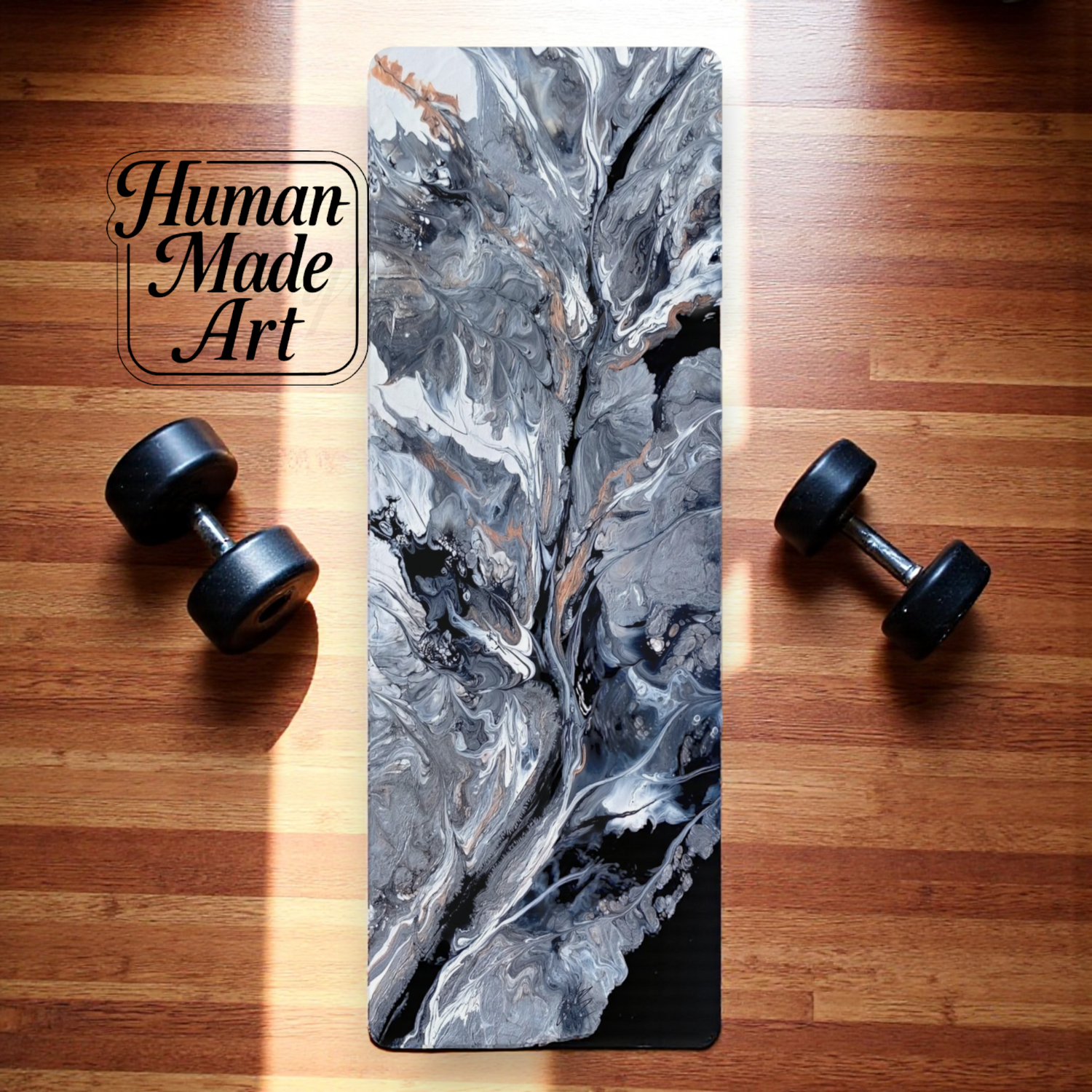 Yoga Mats Pilates & Fitness Mats with Artistic Abstract Designs by Style by Jess