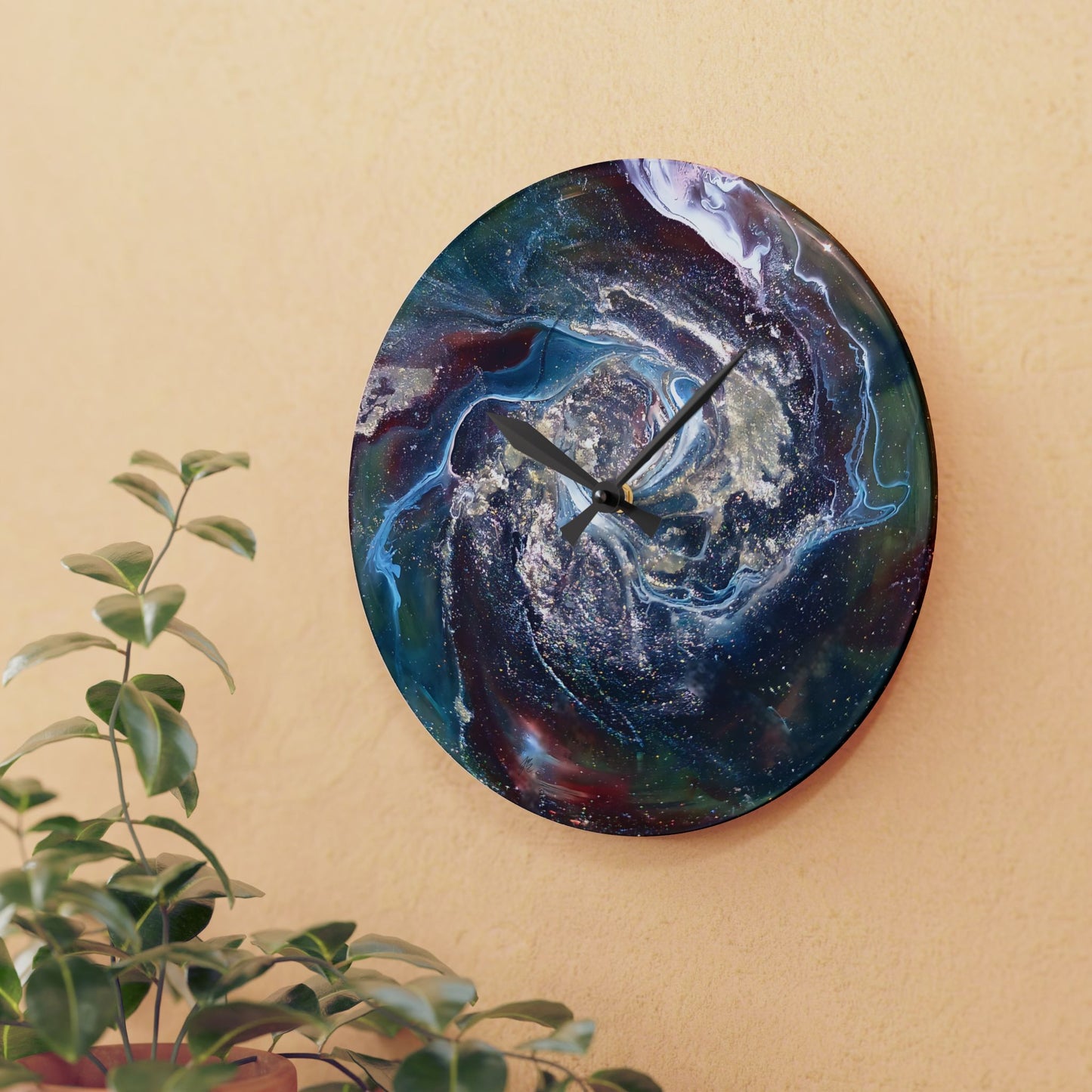 Abstract Acrylic Wall Clock | Original Art | Unique Gift | Style By Jess