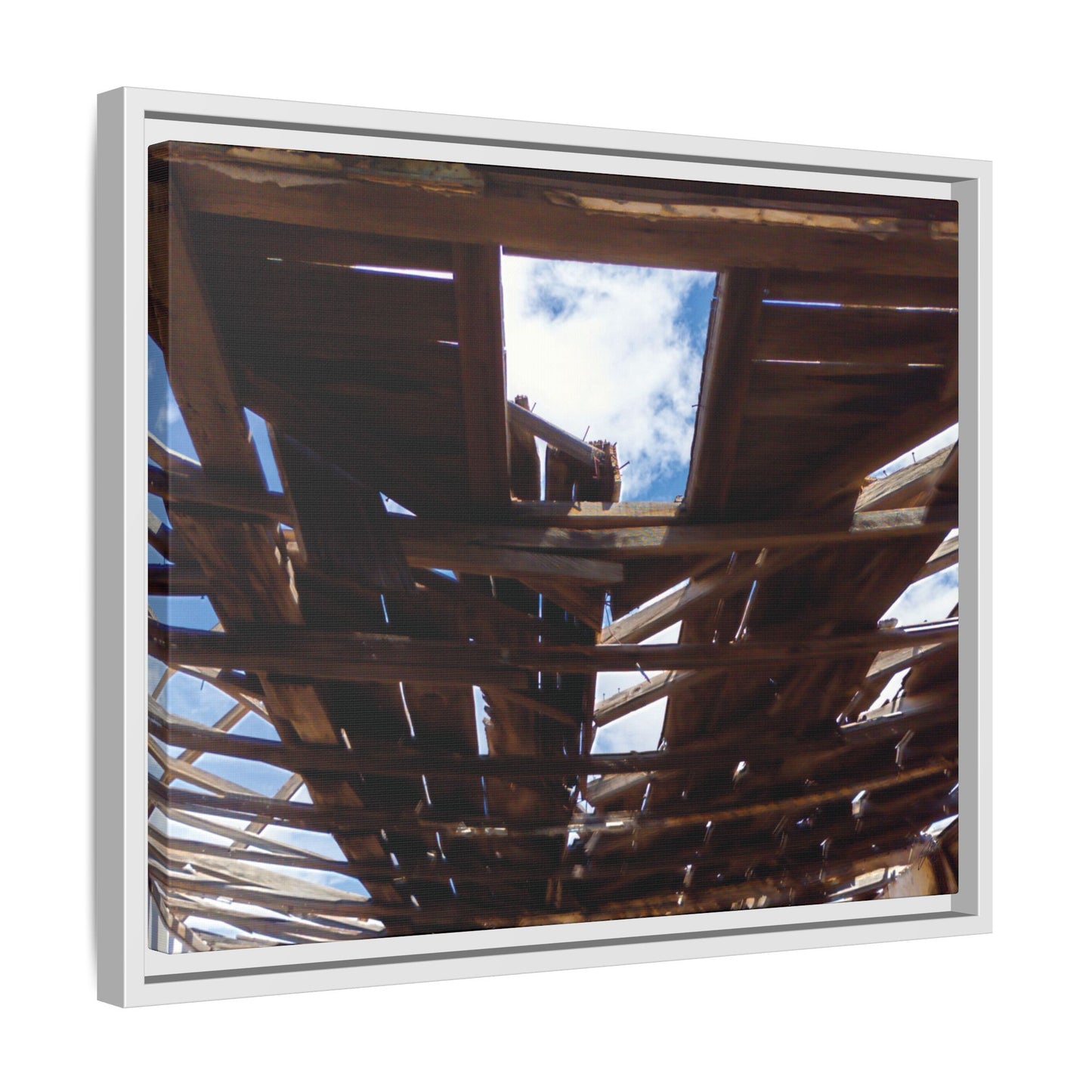 Framed Canvas Wall Art Rustic Abandoned Barn Photography Moab Utah Farmhouse Decor Boho Home Office