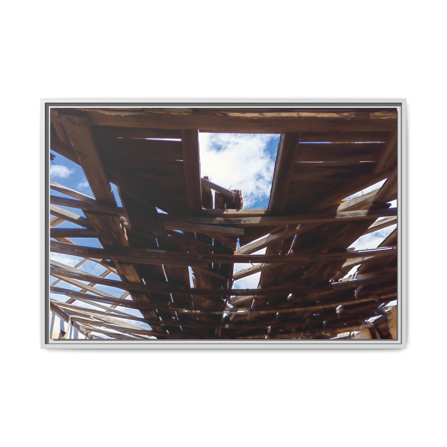 Framed Canvas Wall Art Rustic Abandoned Barn Photography Moab Utah Farmhouse Decor Boho Home Office