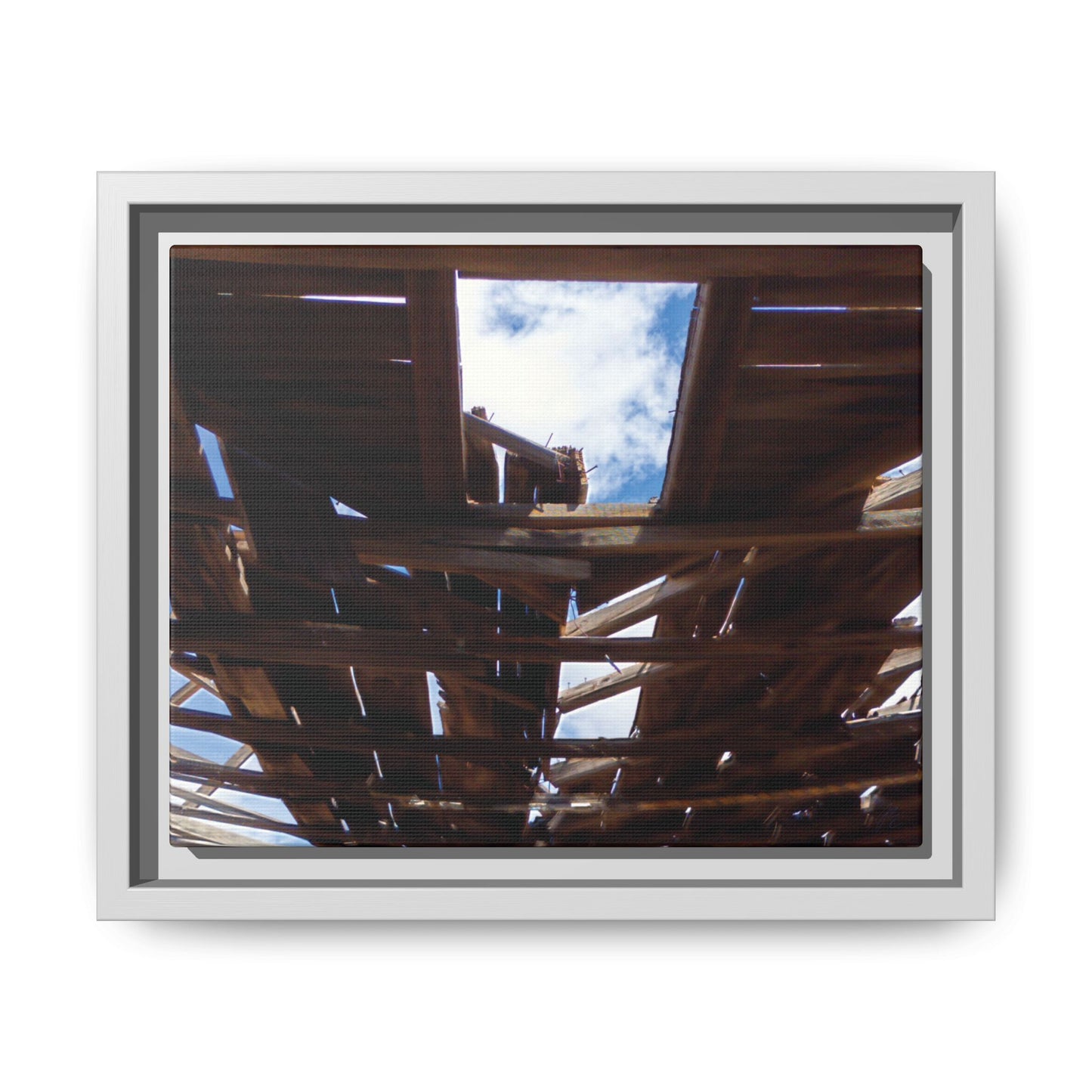 Framed Canvas Wall Art Rustic Abandoned Barn Photography Moab Utah Farmhouse Decor Boho Home Office