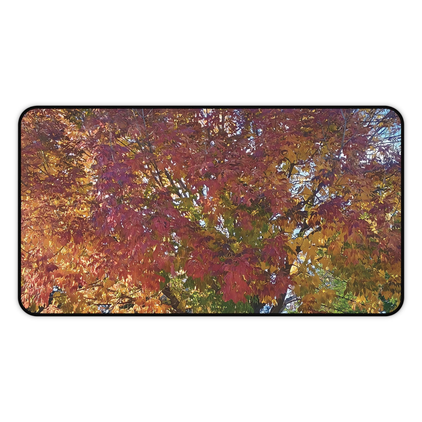 Large Mouse Pad Desk Mat | Fall Autumn Tree Nature Photography | Extended Gaming Mousepad | Office Desk Accessories Gift