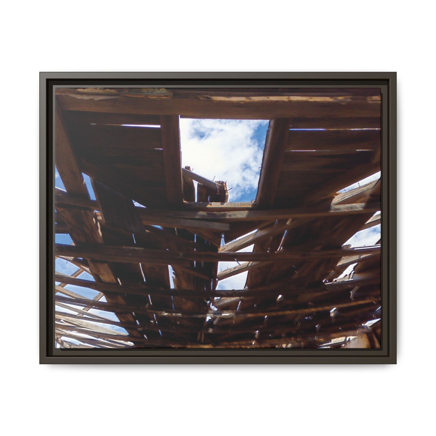 Framed Canvas Wall Art Rustic Abandoned Barn Photography Moab Utah Farmhouse Decor Boho Home Office