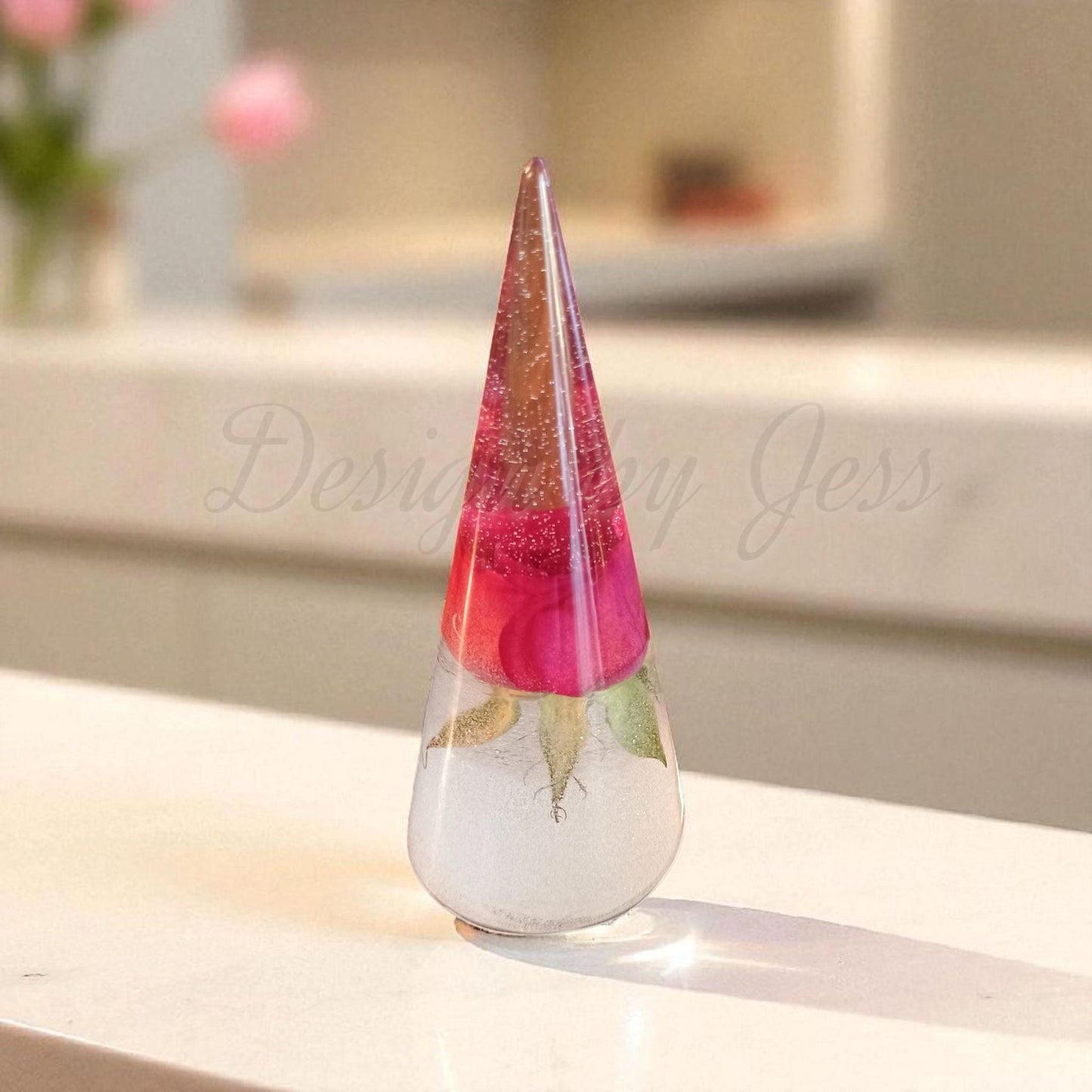 Ring Holder | Handmade Dried Flower Resin Jewelry Organizer | Gift for Her | Style By Jess