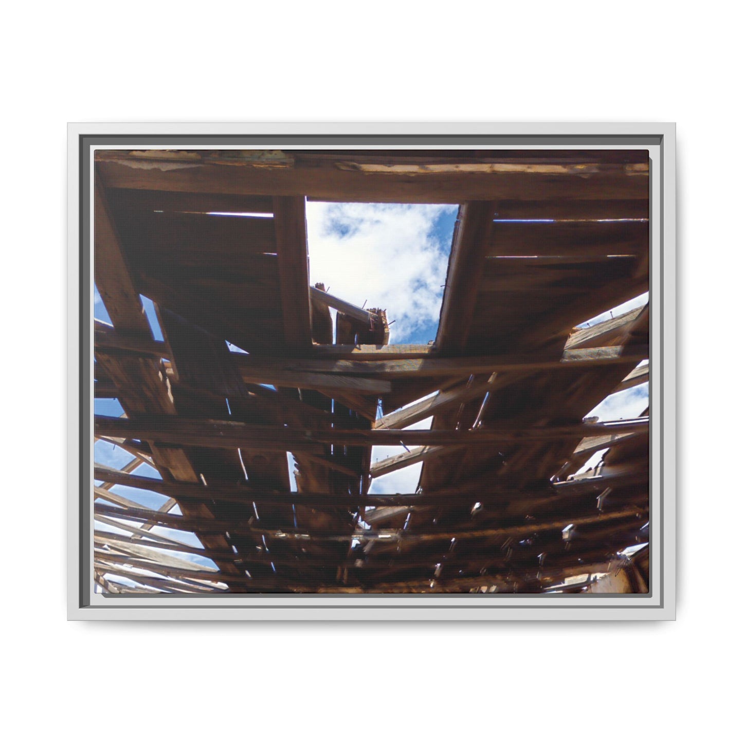 Framed Canvas Wall Art Rustic Abandoned Barn Photography Moab Utah Farmhouse Decor Boho Home Office