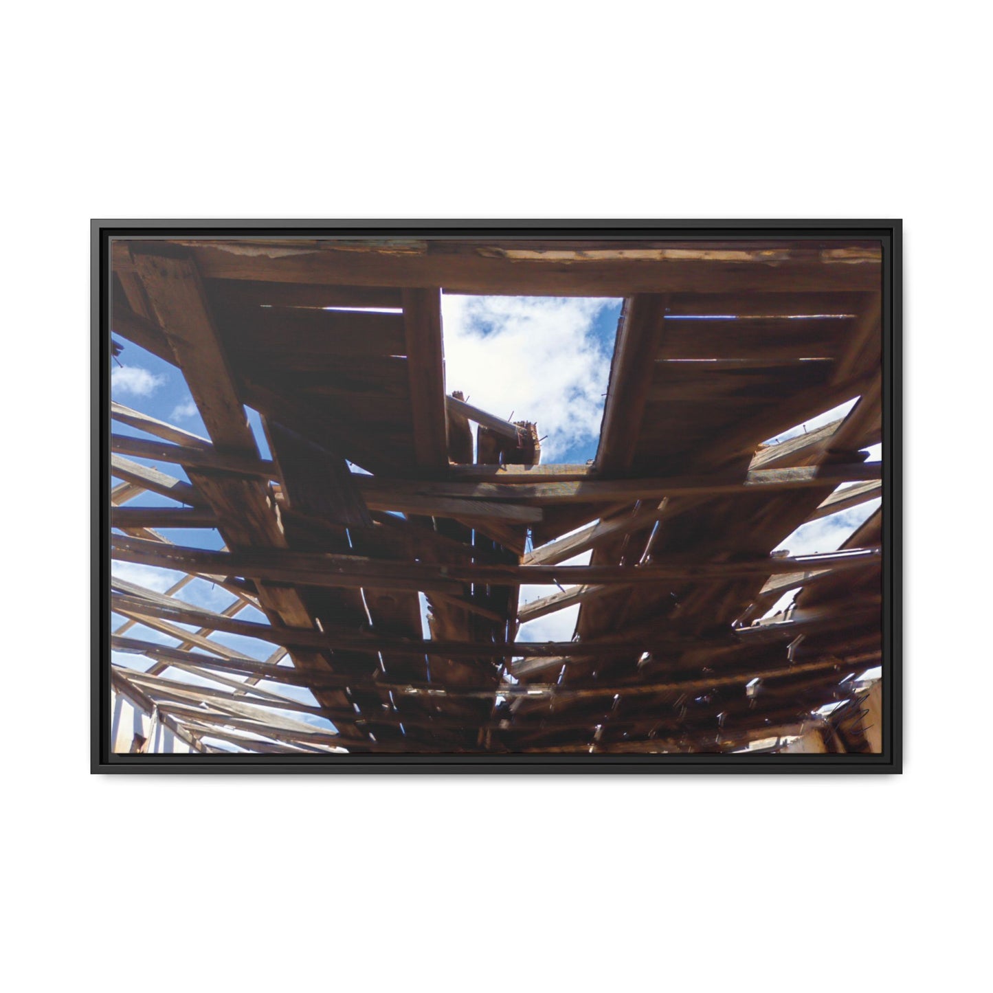 Framed Canvas Wall Art Rustic Abandoned Barn Photography Moab Utah Farmhouse Decor Boho Home Office