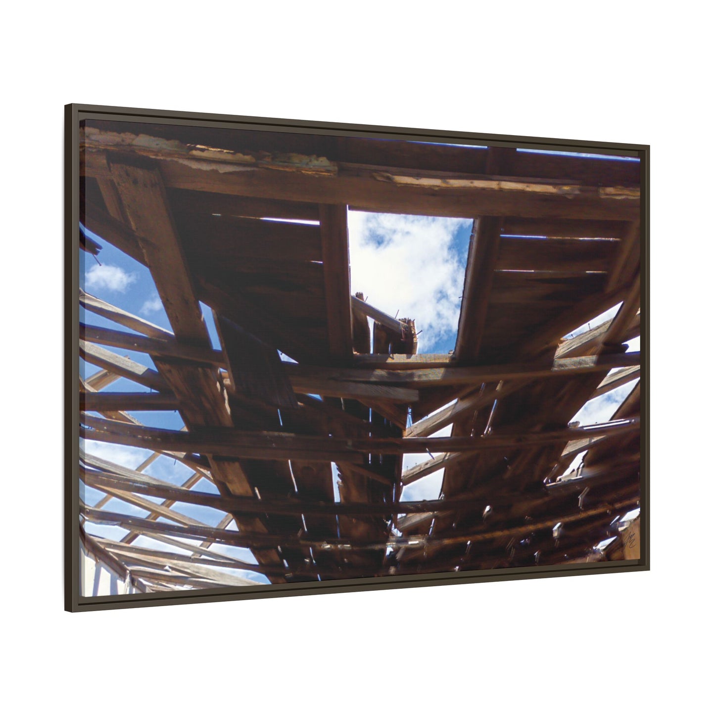 Framed Canvas Wall Art Rustic Abandoned Barn Photography Moab Utah Farmhouse Decor Boho Home Office