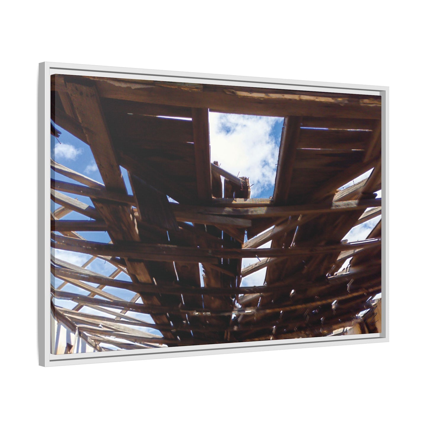 Framed Canvas Wall Art Rustic Abandoned Barn Photography Moab Utah Farmhouse Decor Boho Home Office