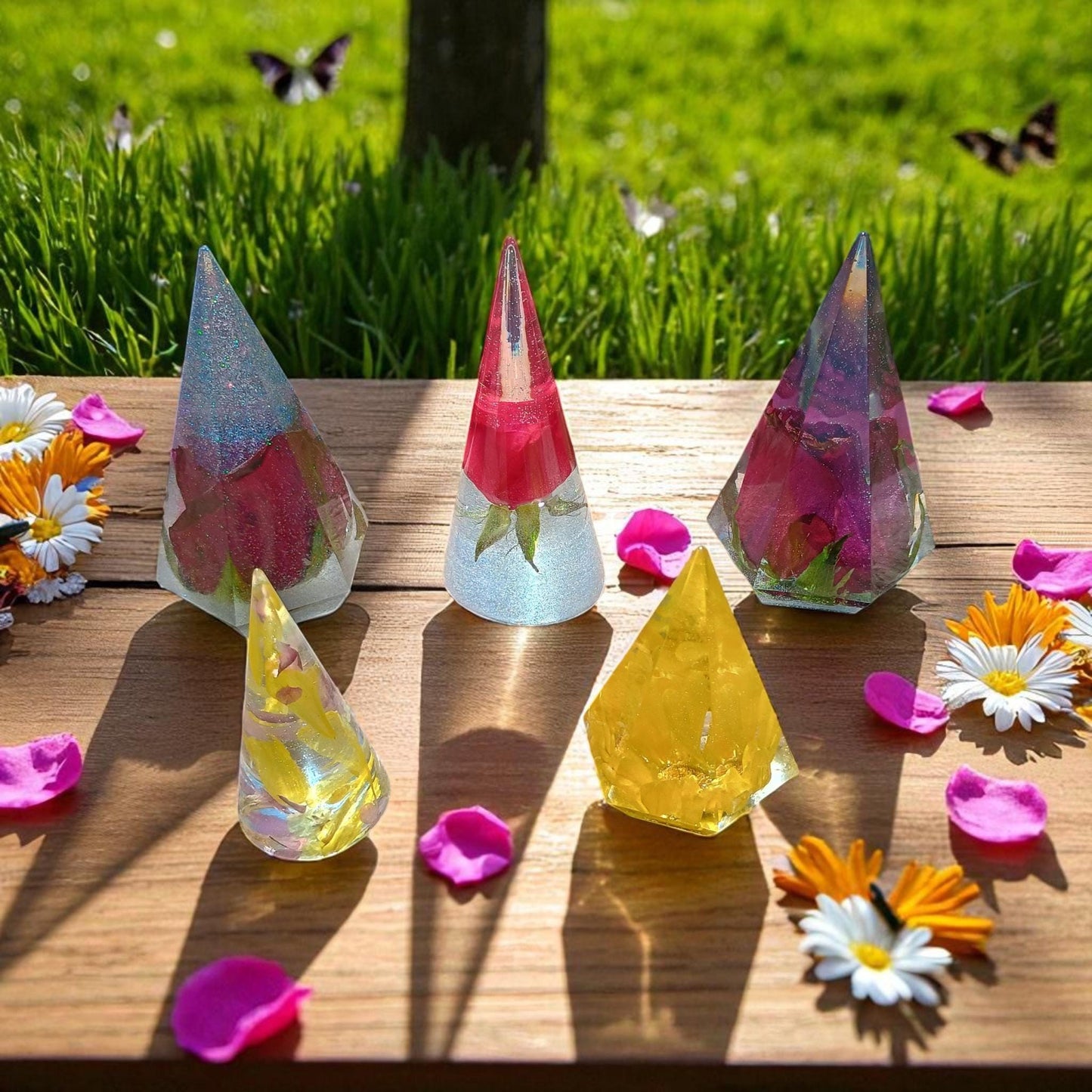 Ring Holder | Handmade Dried Flower Resin Jewelry Organizer | Gift for Her | Style By Jess