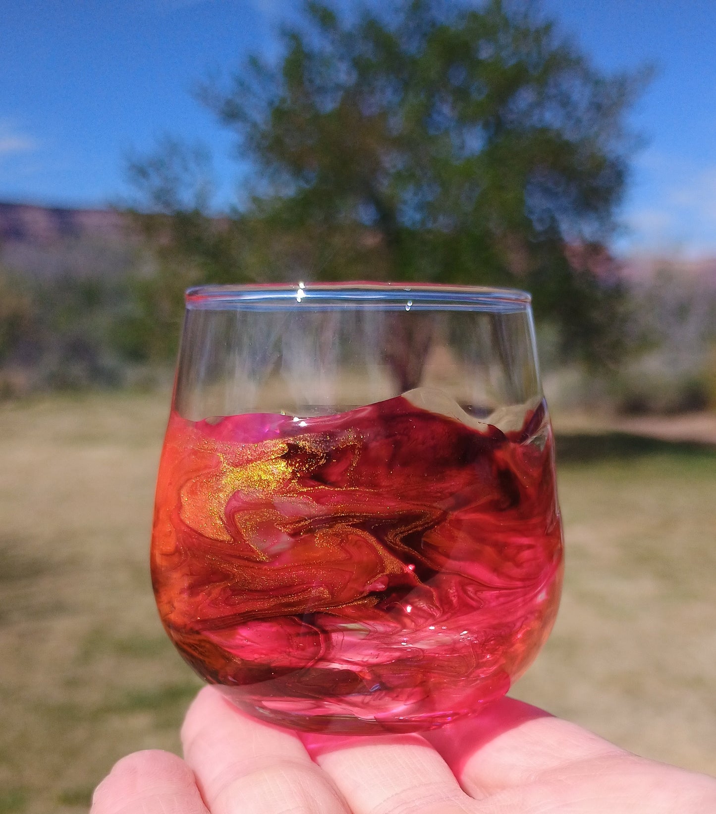 Custom Shot Glass | Unique Handmade Resin Art Gift for Him or Her
