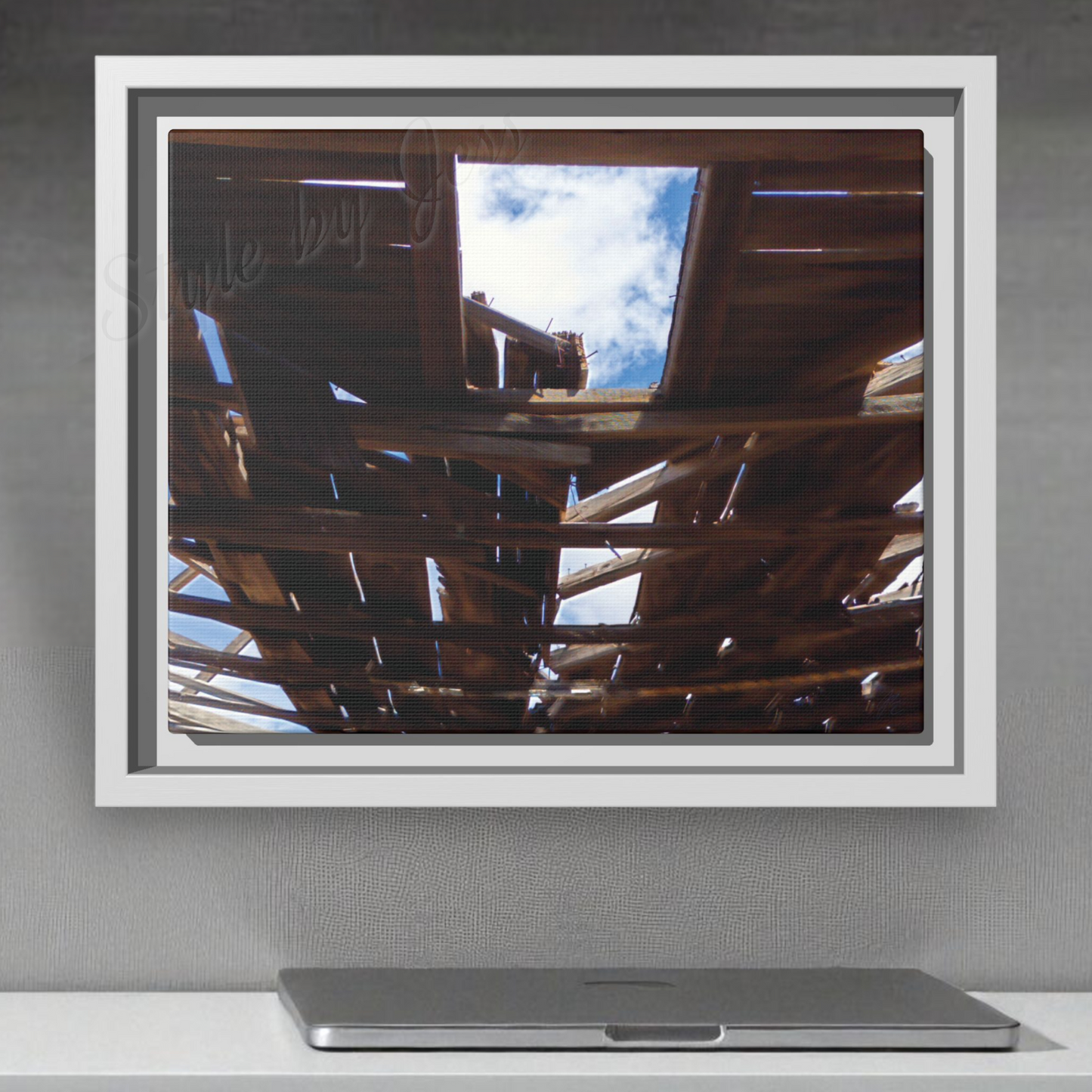 Framed Canvas Wall Art Rustic Abandoned Barn Photography Moab Utah Farmhouse Decor Boho Home Office