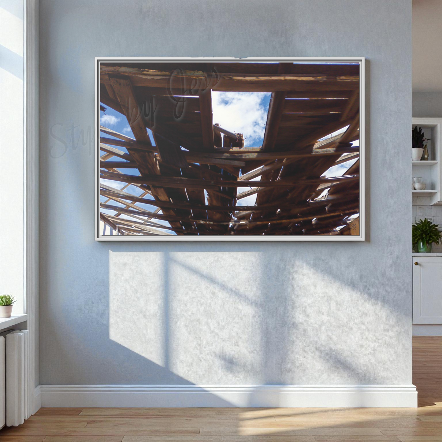 Framed Canvas Wall Art Rustic Abandoned Barn Photography Moab Utah Farmhouse Decor Boho Home Office