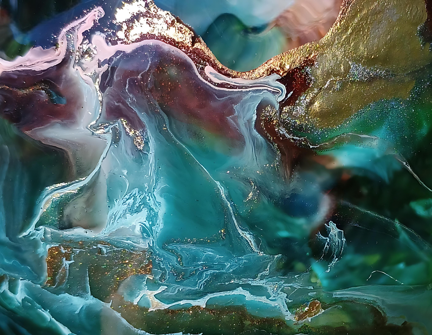 Abstract Metal Wall Art Print - Modern Boho Home Decor | Free Shipping