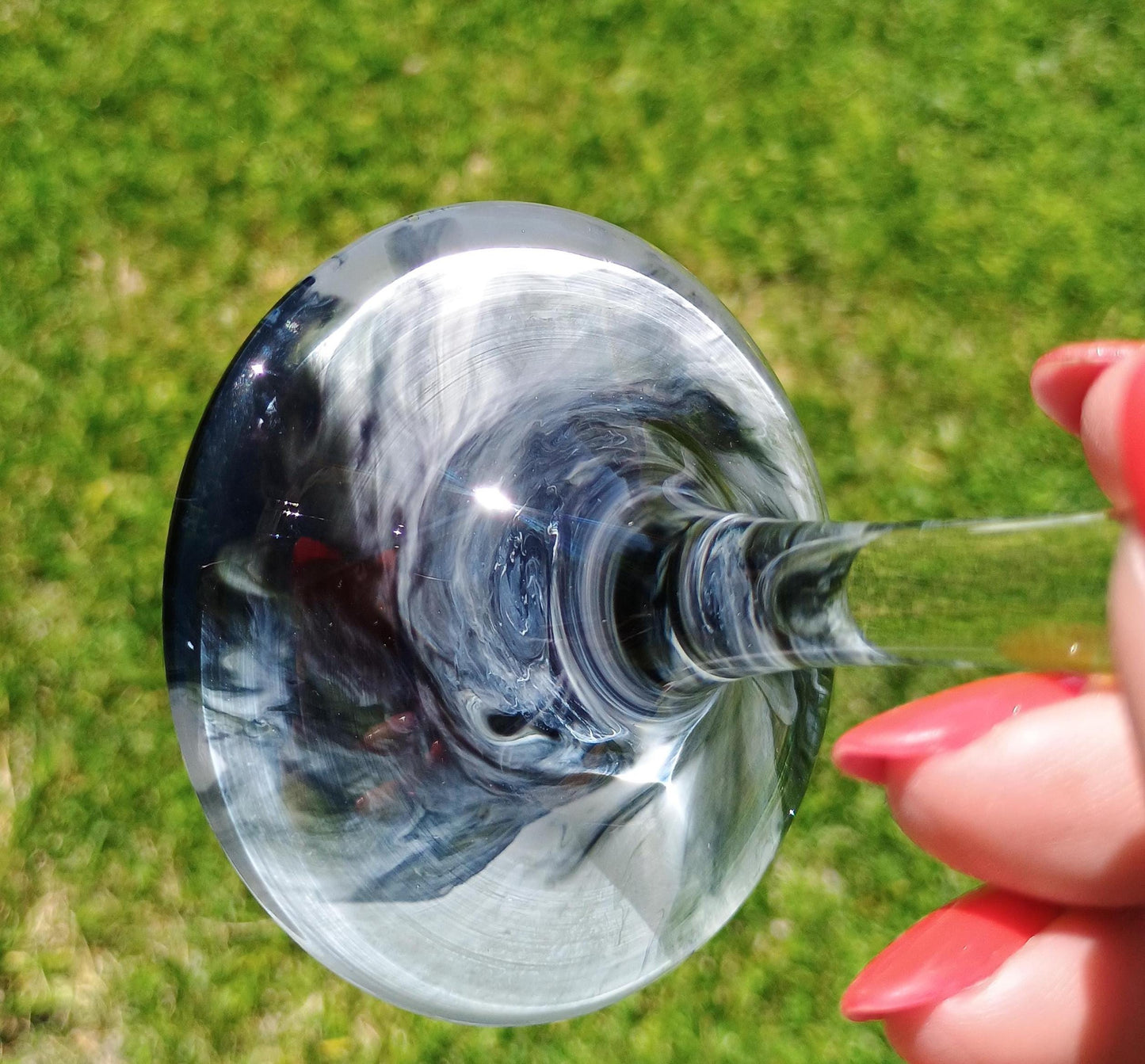 Custom Resin Wine Glasses - Handcrafted Stemmed Wine Glass Set | 6 Stunning Colors Available