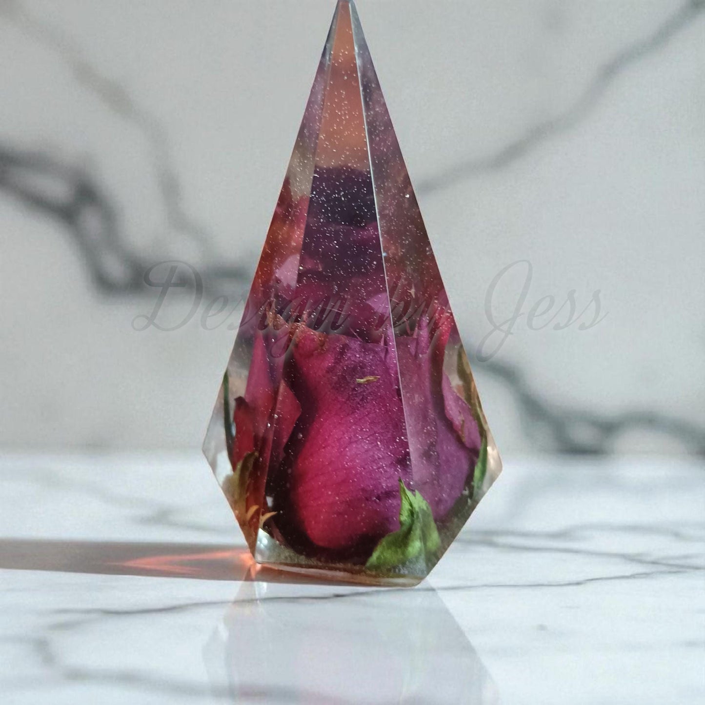 Ring Holder | Handmade Dried Flower Resin Jewelry Organizer | Gift for Her | Style By Jess
