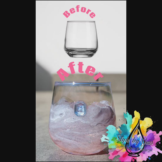 Video of Custom Resin Shot Glass gift idea a Style By Jess at Gotta Have It Deisgn