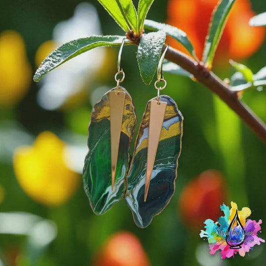 Statement Earrings Handmade Jewelry Abstract Art Jewelry Style By Jess