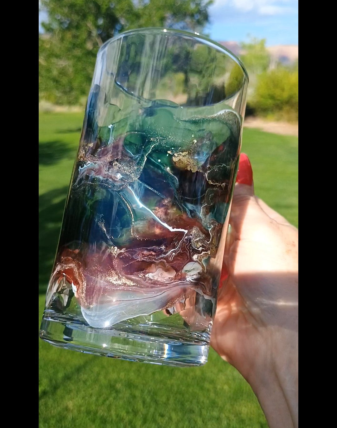 Custom Handmade Resin Beer Mug | Unique Groomsman Gift