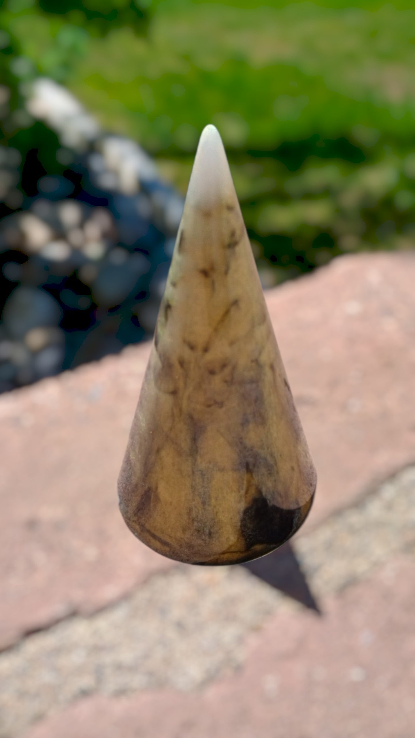 Resin Ring Holder Cone | Handmade Black Gold Jewelry Dish | Custom Ring Dish | Vanity Decor Gift