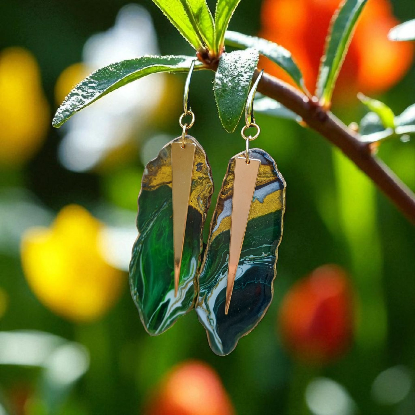 Statement Earrings Handmade Jewelry Abstract Art Jewelry Style By Jess