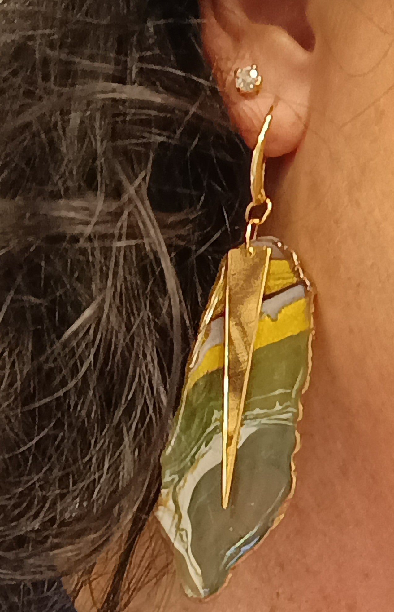 Statement Earrings Handmade Jewelry Abstract Art Jewelry Style By Jess